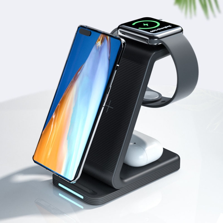 D2 3 In 1 15W Wireless Vertical Charger(Black) D2 3 In 1 15W Wireless Vertical Charger(Black)