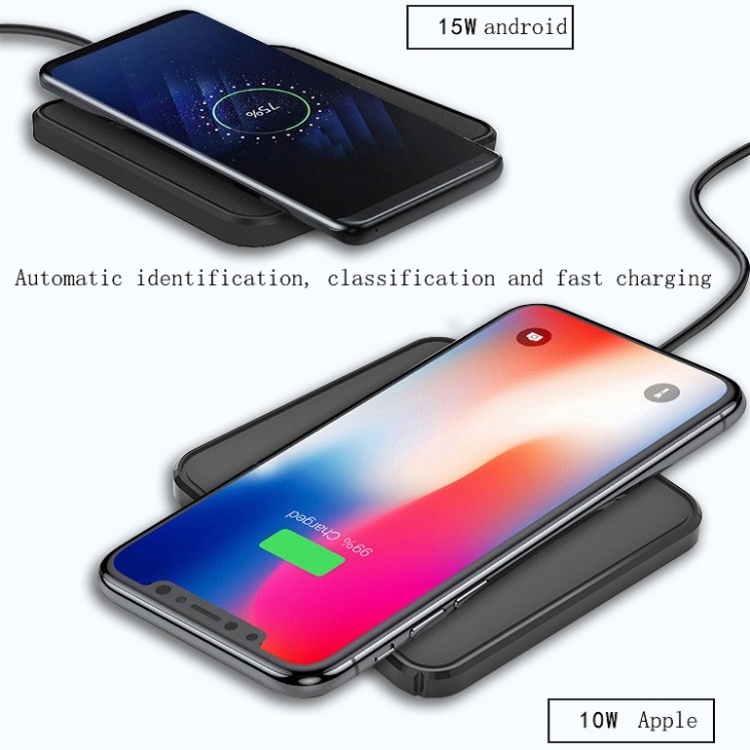Mobile Phone Wireless Charger For Xiaomi Huawei Samsung iPhone Square 10W-Black Mobile Phone Wireless Charger For Xiaomi Huawei Samsung iPhone Square 10W-Black