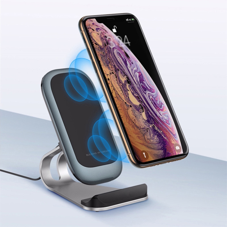 Z01 15W Multifunctional Desktop Wireless Charger with Stand Function, Spec: MCU (Black) Z01 15W Multifunctional Desktop Wireless Charger with Stand Function, Spec: MCU (Black)
