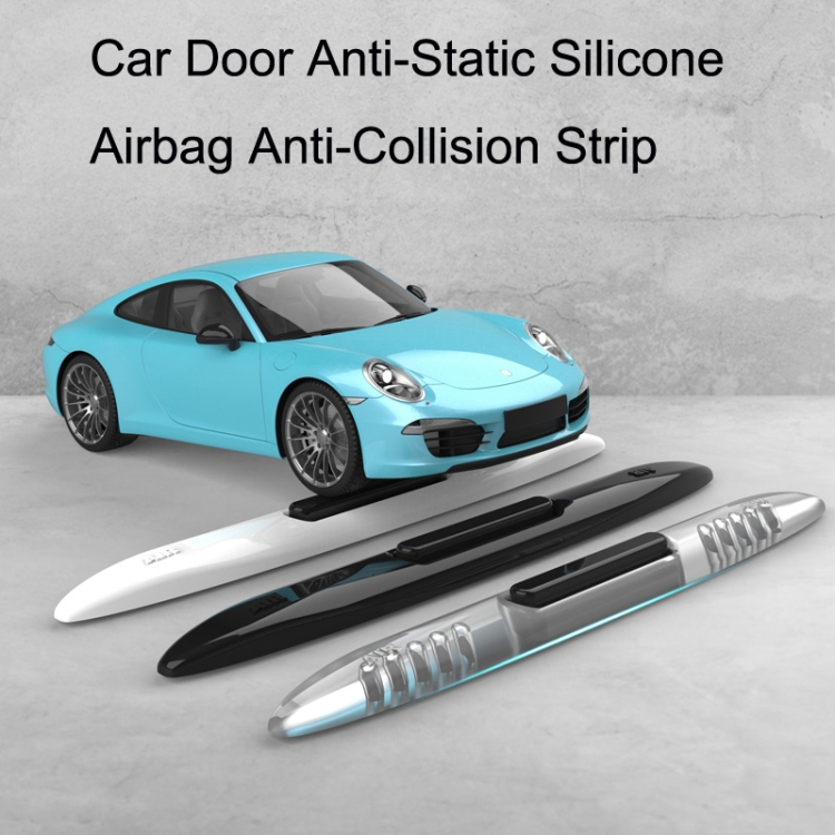 4 stücke Autotür Antistatische Silikon-Airbag Anti-Collision-Streifen,  Farbe: transparent