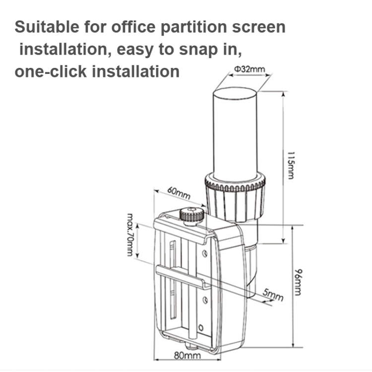 Gibbon Mounts D08W-300 Monitor Bracket Dual Screen Wall Bracket