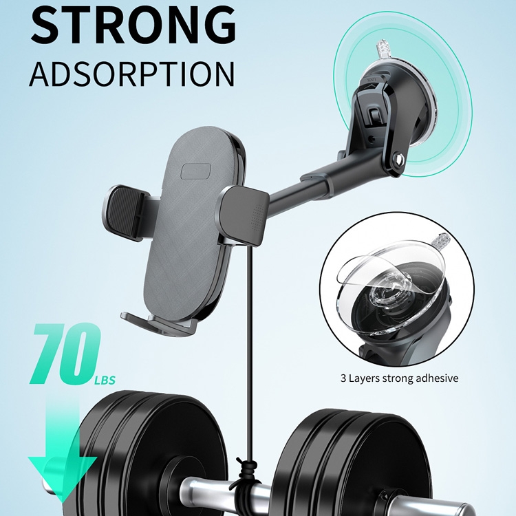 Folding Universal Push-Pull Rotary Car Bracket(H9-S02 Black) Folding Universal Push-Pull Rotary Car Bracket(H9-S02 Black)
