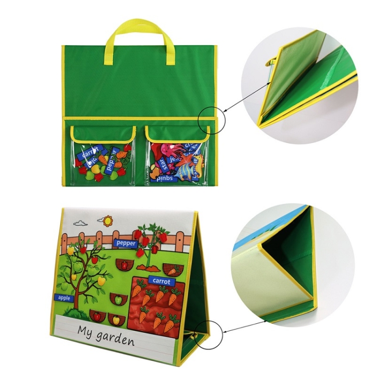 Story Theme Portable Felt Board Classroom Desktop Auxiliary Teaching