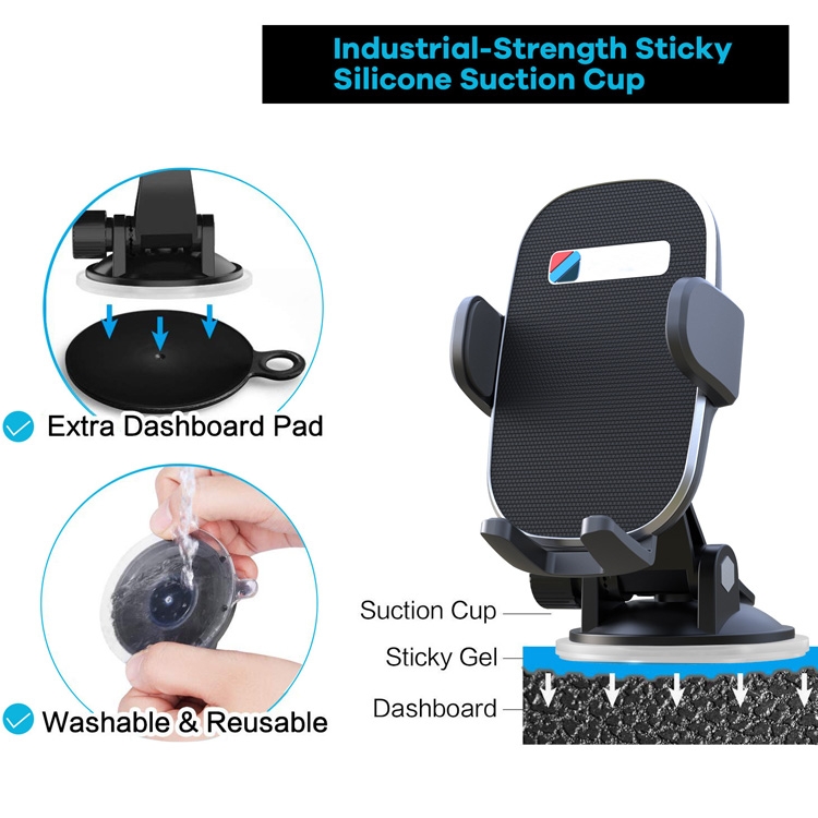 Car Navigation Rack Car Suction Cup Outlet Multi-Function Mobile Phone Frame(H6-S01 Black) Car Navigation Rack Car Suction Cup Outlet Multi-Function Mobile Phone Frame(H6-S01 Black)