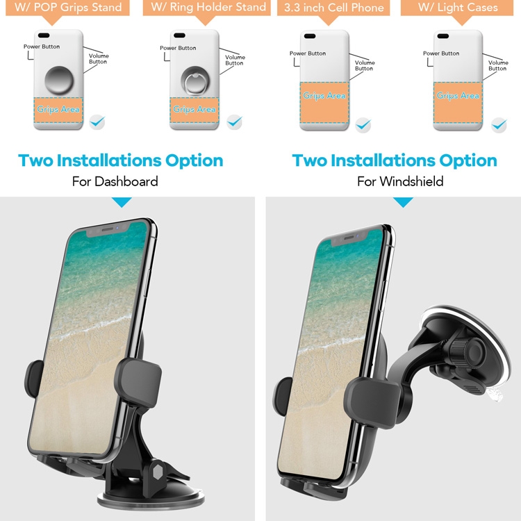 Car Navigation Rack Car Suction Cup Outlet Multi-Function Mobile Phone Frame(H6-S01 Black) Car Navigation Rack Car Suction Cup Outlet Multi-Function Mobile Phone Frame(H6-S01 Black)