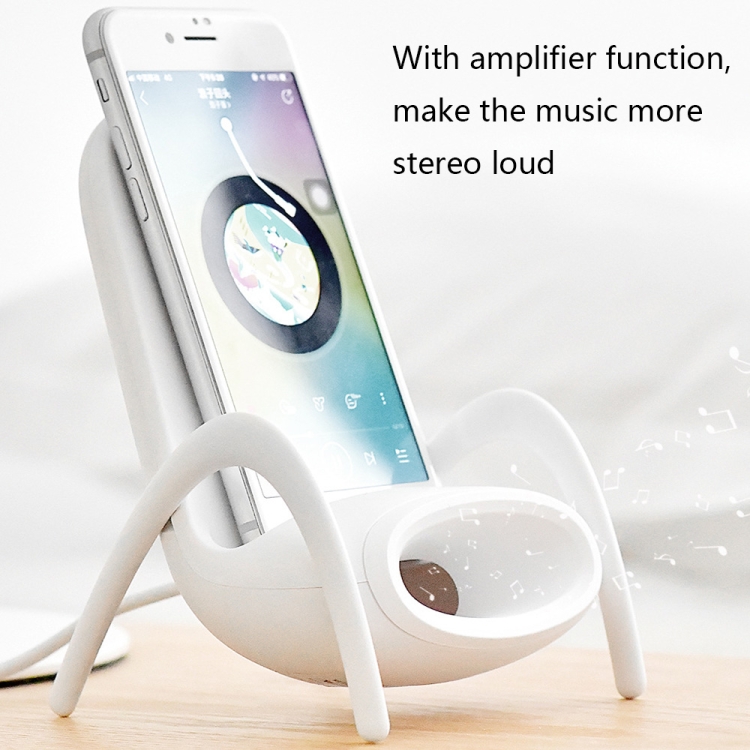 JP-wxc Chair Shape Wireless Charger with Amplifier Function(Black) JP-wxc Chair Shape Wireless Charger with Amplifier Function(Black)