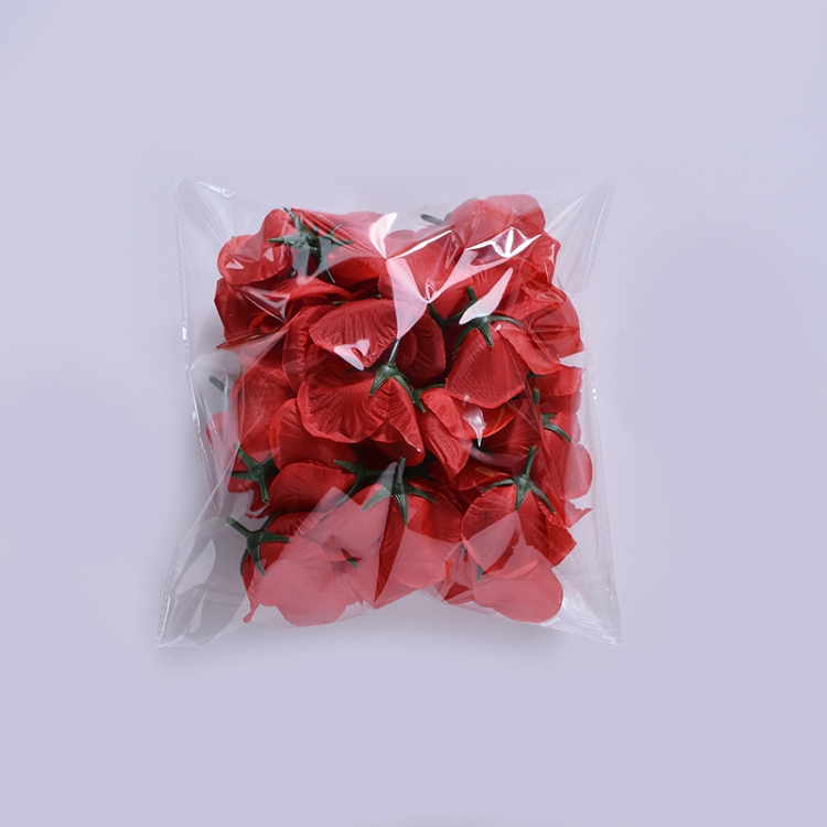 50pcs /Pack Simulation Rose Wedding Home Decoration Petals(Red)