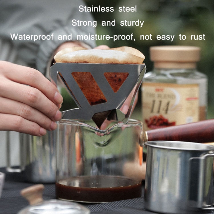 Coffee Grounds Filter Folding Funnel