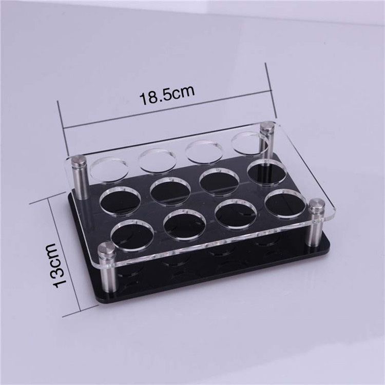 Acrylic Round Hole Wine Glass Storage Rack, Layer (specification): 12 Grids