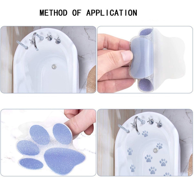 Pegatinas antideslizantes PEVA para baño, discos adhesivos