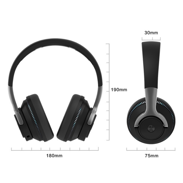 H2 Colorful Luminous Subwoofer Folding Retractable Card Wireless Bluetooth Headset(Blue) H2 Colorful Luminous Subwoofer Folding Retractable Card Wireless Bluetooth Headset(Blue)