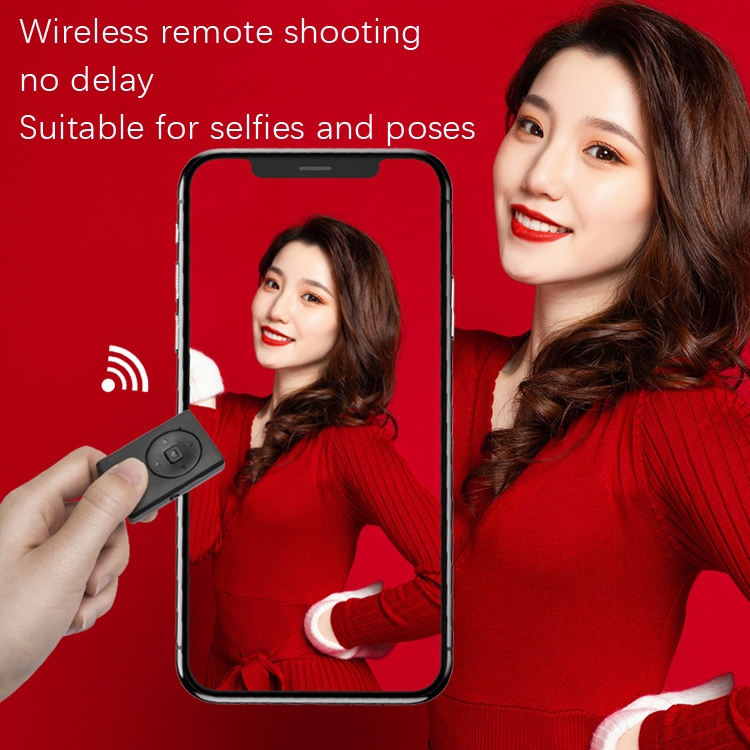 Wireless Camera Controller Mobile Phone Multi-Function Bluetooth Selfie, Colour: G1 Black Bagged