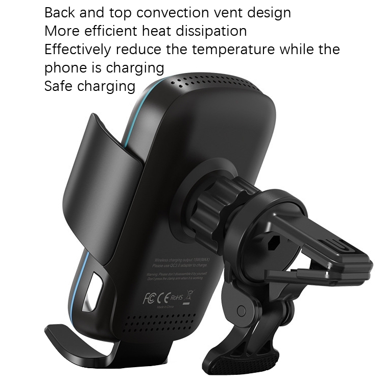 Car Outlet Wireless Charge Smart Sensing Open Mobile Phone Frame(Ordinary Mirror+Wire+Air Clip+Suction Cup Bracket) Car Outlet Wireless Charge Smart Sensing Open Mobile Phone Frame(Ordinary Mirror+Wire+Air Clip+Suction Cup Bracket)
