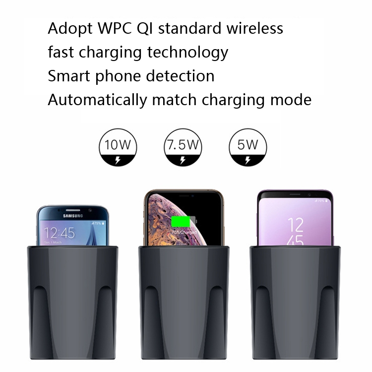 Car Cup 4 In 1 Wireless Charger Support 15W/10W/7.5W/5W Wireless Charging(X13) Car Cup 4 In 1 Wireless Charger Support 15W/10W/7.5W/5W Wireless Charging(X13)
