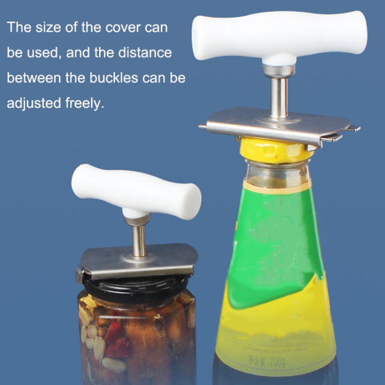 Saving Rotary Open Canister Multi-Purpose Stainless Steel Bottle Opener