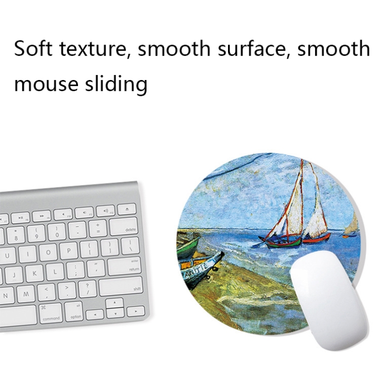 300x800x3mm Locked Am002 Large Oil Painting Desk Rubber Mouse Pad(Carriage) - B3