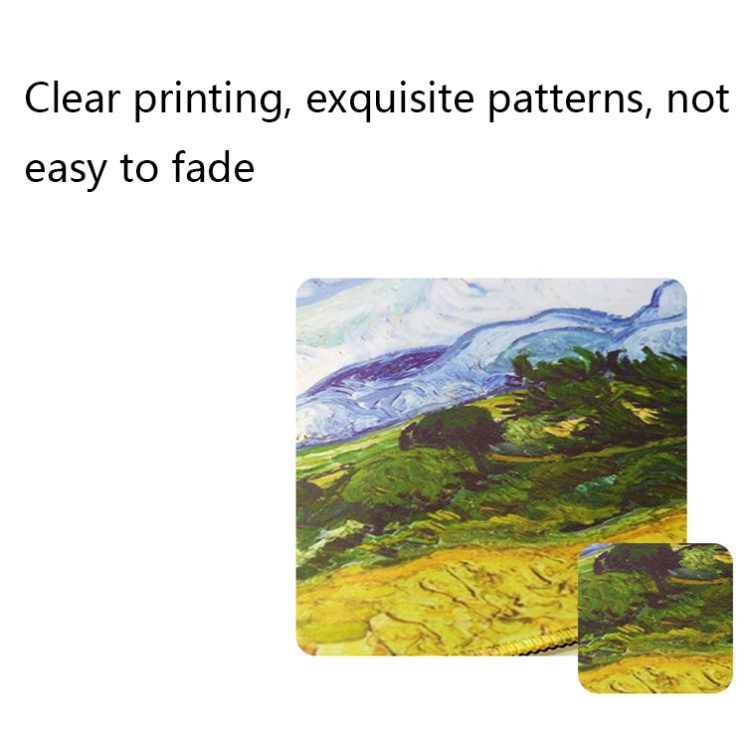 300x800x4mm Locked Am002 Large Oil Painting Desk Rubber Mouse Pad(Carriage) - B5