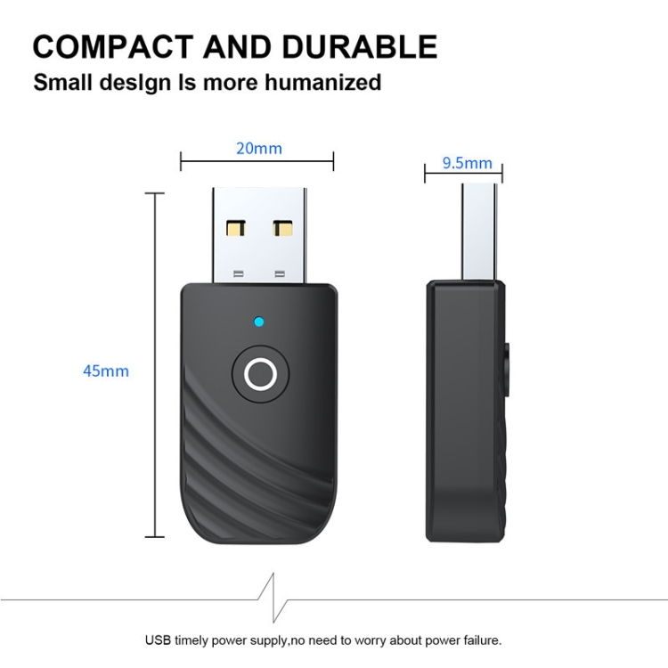 Bluetooth 5.0 Wireless Audio Receiver Transmitter Bluetooth 5.0 Wireless Audio Receiver Transmitter
