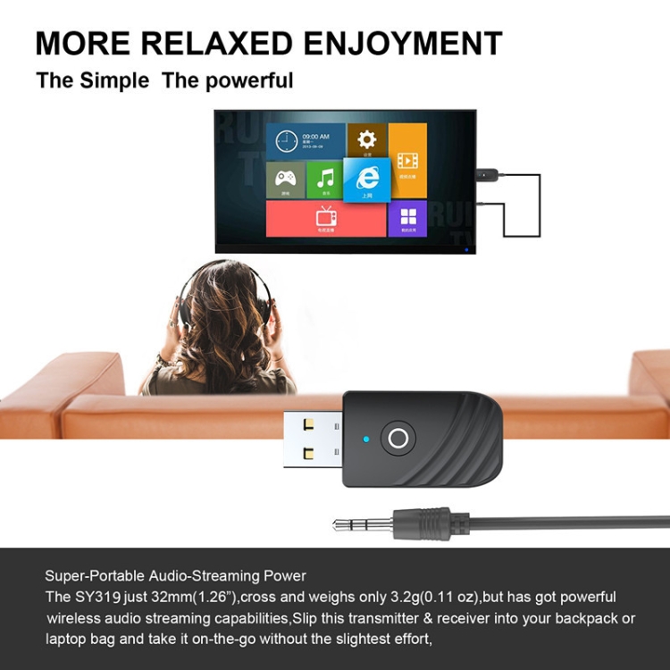 Bluetooth 5.0 Wireless Audio Receiver Transmitter Bluetooth 5.0 Wireless Audio Receiver Transmitter