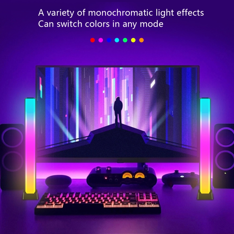 RGB Multi Color Neon Atmosphäre Licht USB-Desktop-Pickup-Nachtlicht