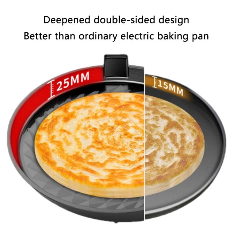 Store Liven Electric baking pan, Double-sided heating, Deepen the