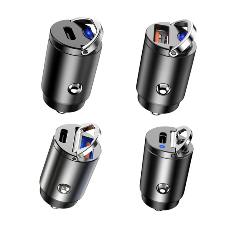 Car Fast Charge One Drag Two Cigarette Conversion Plugs, Model: PD+QC(Tarnish) Car Fast Charge One Drag Two Cigarette Conversion Plugs, Model: PD+QC(Tarnish)