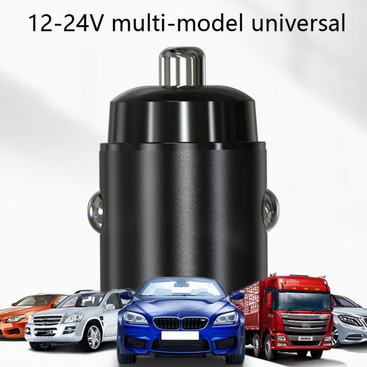 Car Fast Charge One Drag Two Cigarette Conversion Plugs, Model: PD+QC(Tarnish) Car Fast Charge One Drag Two Cigarette Conversion Plugs, Model: PD+QC(Tarnish)