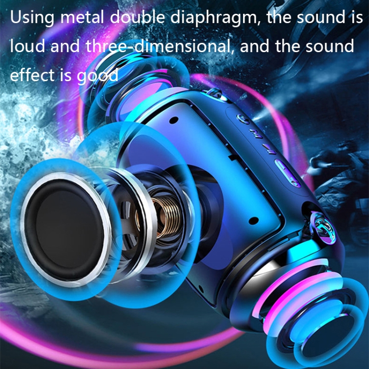 S1 HIFI Stereo Sound Portable Bluetooth Speaker(Cool Black) S1 HIFI Stereo Sound Portable Bluetooth Speaker(Cool Black)