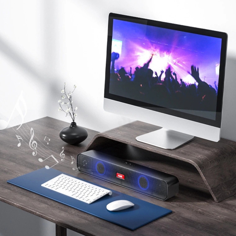 HA05 Dual Speaker Diaphragm Bluetooth Speaker with Phone Frame Function(Dazzling Black) HA05 Dual Speaker Diaphragm Bluetooth Speaker with Phone Frame Function(Dazzling Black)