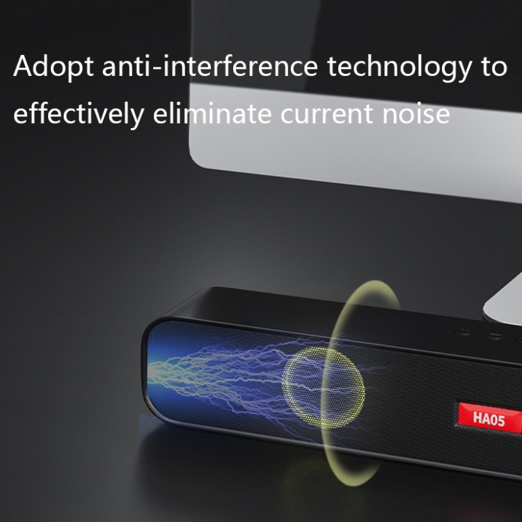 HA05 Dual Speaker Diaphragm Bluetooth Speaker with Phone Frame Function(Dazzling Black) HA05 Dual Speaker Diaphragm Bluetooth Speaker with Phone Frame Function(Dazzling Black)