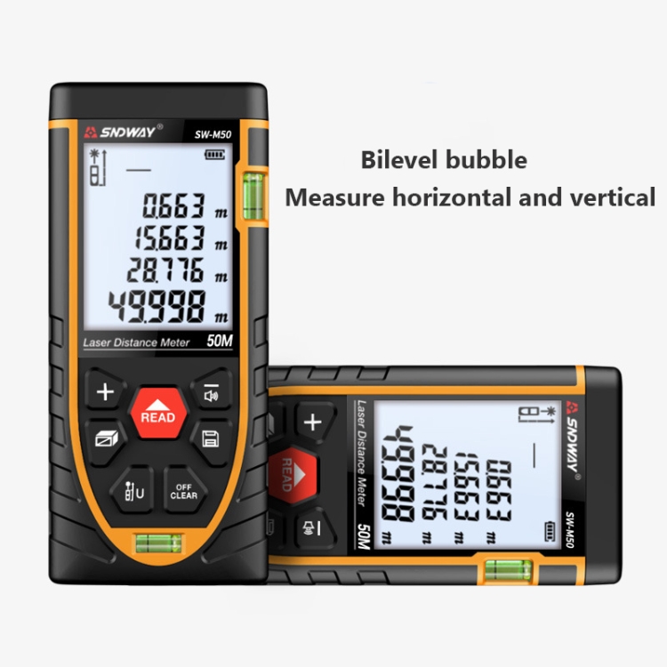 SNDWAY SW-M70 Laser Distance Meter Infrared Measuring Instrument ...