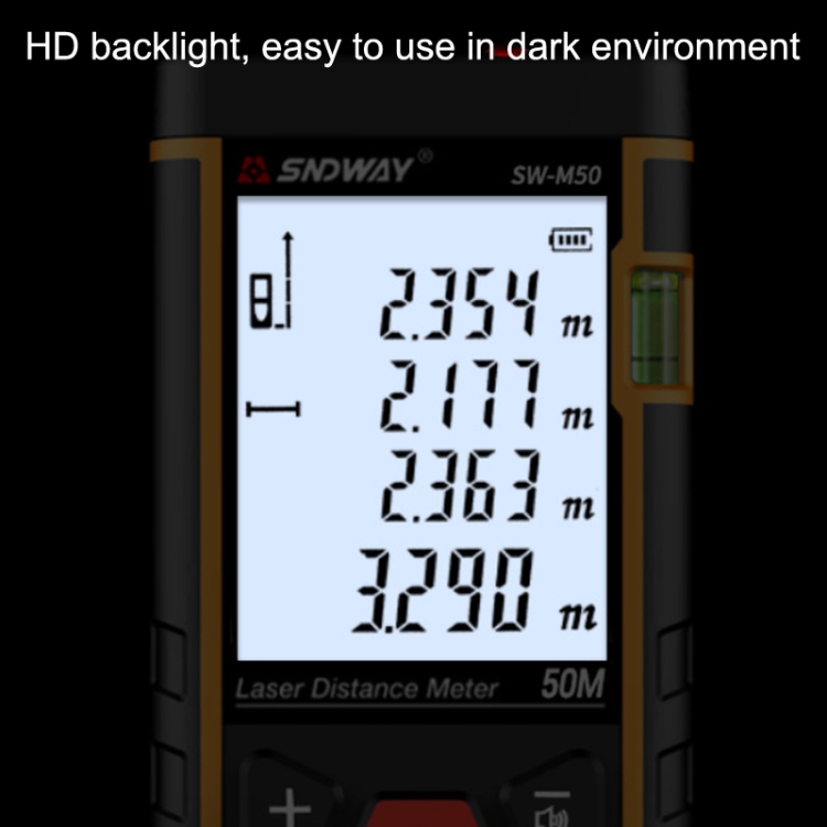 SNDWAY SW-M70 Laser Distance Meter Infrared Measuring Instrument ...