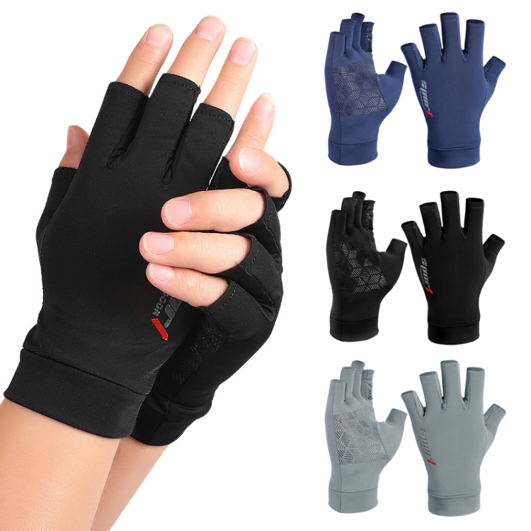 Fishing Gloves Half Finger Anti-slip Breathable High Elastic Men