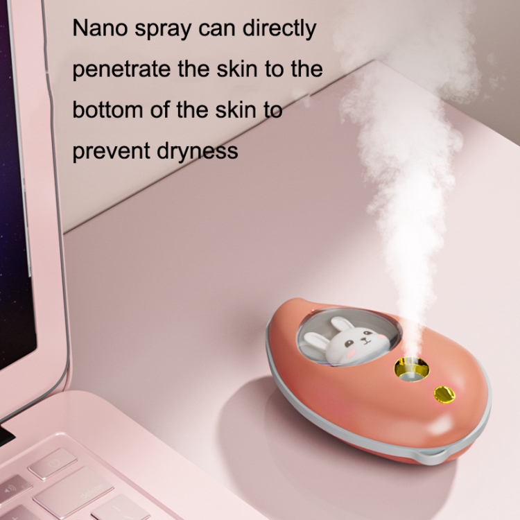 Mango Spray Moisturizing Moisturizer Portable Handheld Facial Beauty Steamer (Pink)