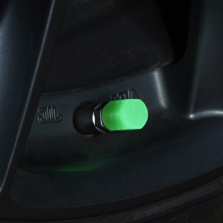 4 pièces/ensemble bouchon de valve de pneu lumineux couvercle de valve de  pneu sous vide de moto électrique, style: effet fendu