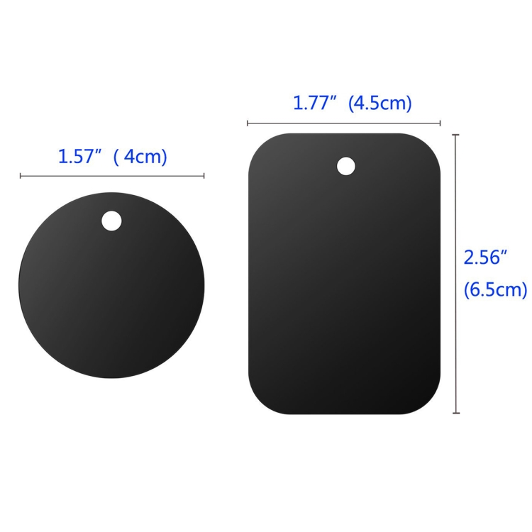 30 PCS Car Phone Holder Magnetic Sheet, Spec: 45x65mm