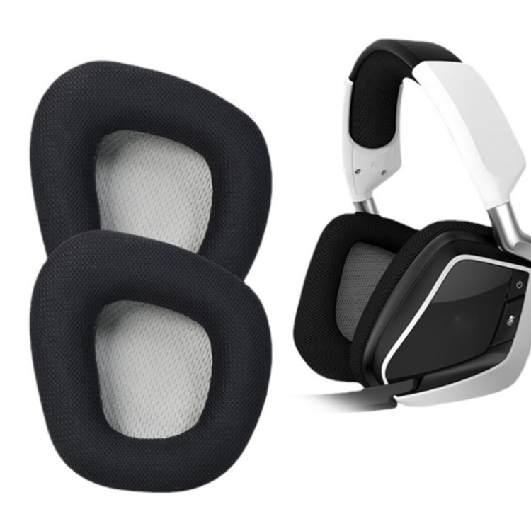 2 PCS Replacement Earpads for Corsair Void Pro Elite,Style: Black Protein Leather 2 PCS Replacement Earpads for Corsair Void Pro Elite,Style: Black Protein Leather