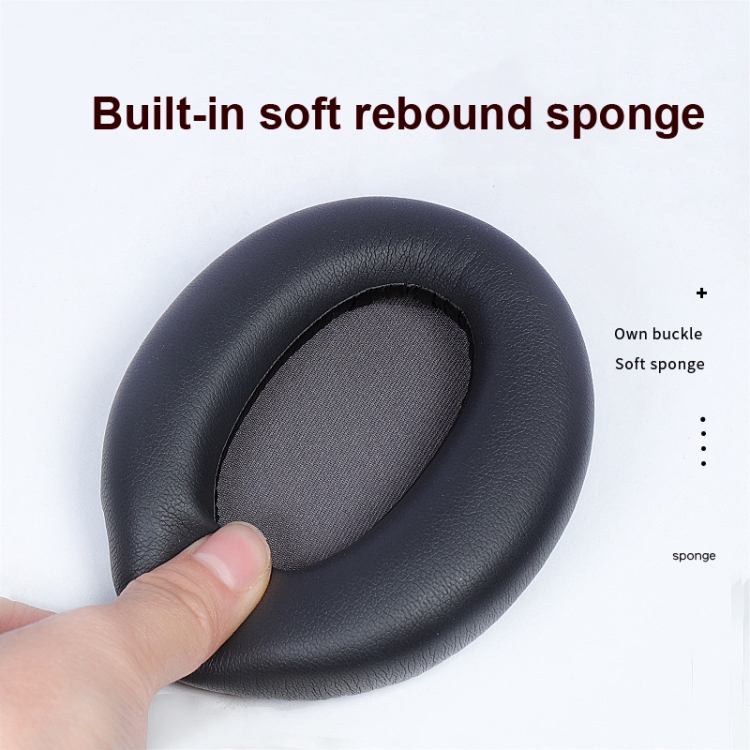 2 PCS Headset Earmuffs Sponge Cover for Edifier W820nb,Style: Khaki 2 PCS Headset Earmuffs Sponge Cover for Edifier W820nb,Style: Khaki