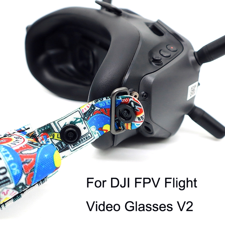 Video de video Gafas Graffiti Diadema color correa fija para DJI FPV Goggles V2 Correa - B3