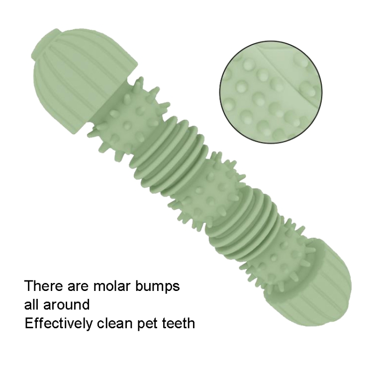 2 PCS PET CATERPILLAR Forma Toy Dog Interactive Chewing dientes de desgaste (azul claro) - B4