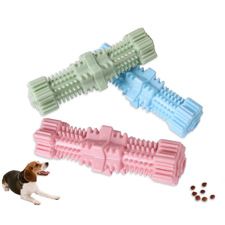 Perros mordisco Toys Hexagonal Molar Barras de dientes de mascota (azul claro cielo) - B7
