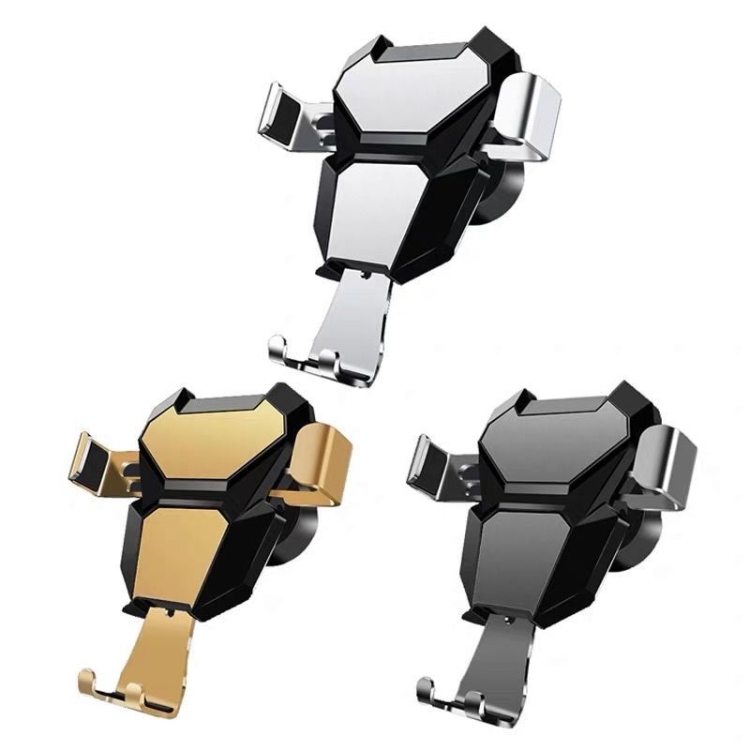 Universal Metal Gravity Car Phone Holder(Gold) Universal Metal Gravity Car Phone Holder(Gold)