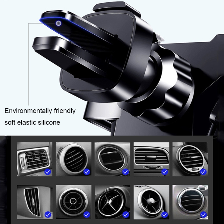 Universal Metal Gravity Car Phone Holder(Gold) Universal Metal Gravity Car Phone Holder(Gold)