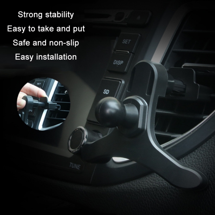 10 PCS R139-004 Car Air Outlet Mobile Phone Holder Clip, Color: Black 10 PCS R139-004 Car Air Outlet Mobile Phone Holder Clip, Color: Black