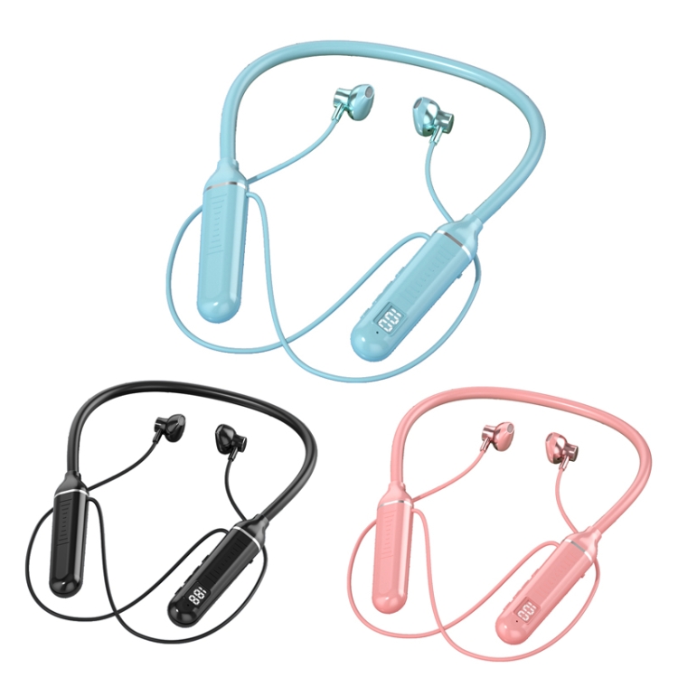 YD-36 Wireless Bluetooth Neck-mounted Earphone with Digital Display Function(Black) YD-36 Wireless Bluetooth Neck-mounted Earphone with Digital Display Function(Black)