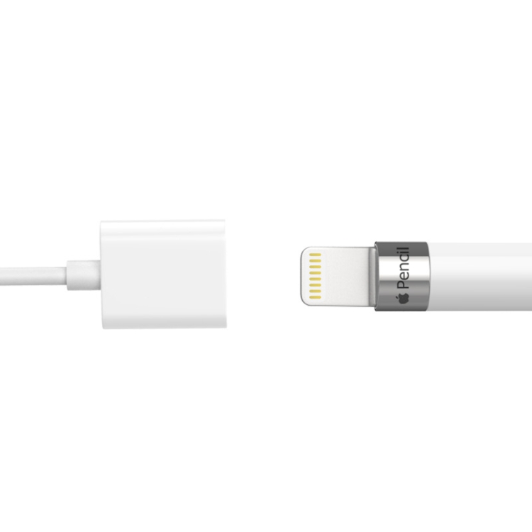 1m Stylus Charging Cable For Apple Pencil 1(White) 1m Stylus Charging Cable For Apple Pencil 1(White)