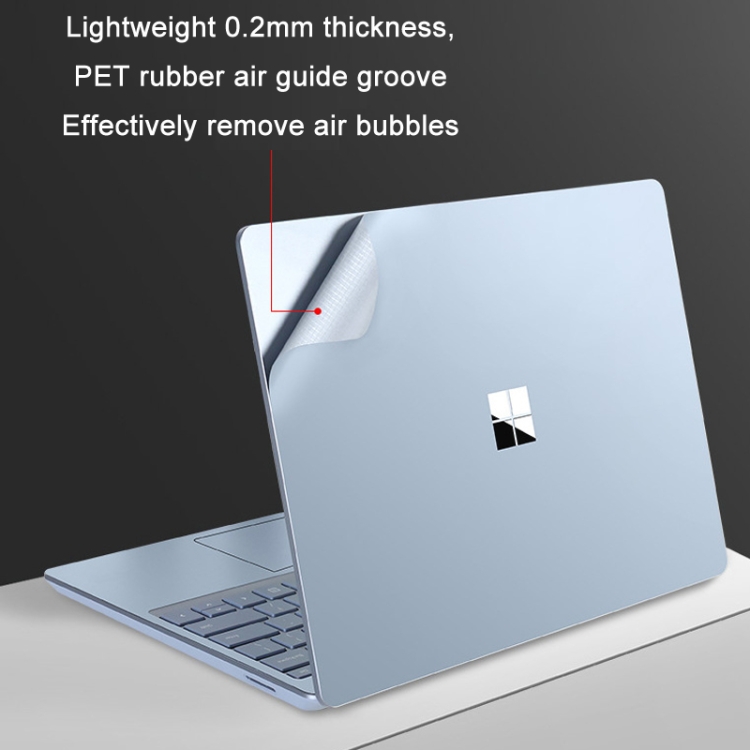 JRC 4 in 1 Top Cover Film + Full Support Film + Bottom Cover Film + Touch  Film for Surface Laptop Go 12.4(Sandstone Gold)