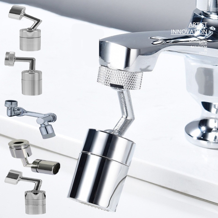 Connecteur d'extension robinet robinet universel du robinet, spécification:  m24 dents extérieures 2 sortie d'eau