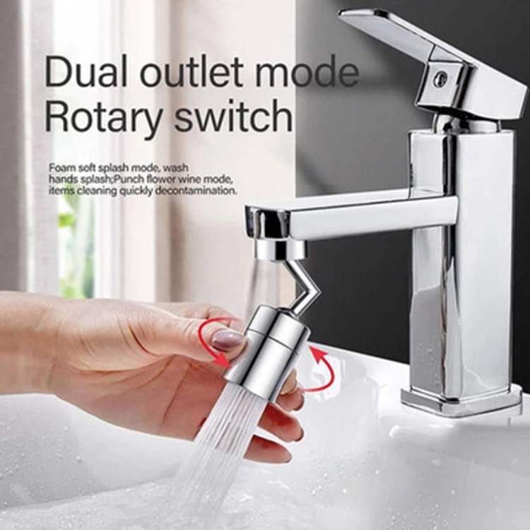 Connecteur d'extension robinet robinet universel du robinet, spécification:  m24 dents extérieures 2 sortie d'eau