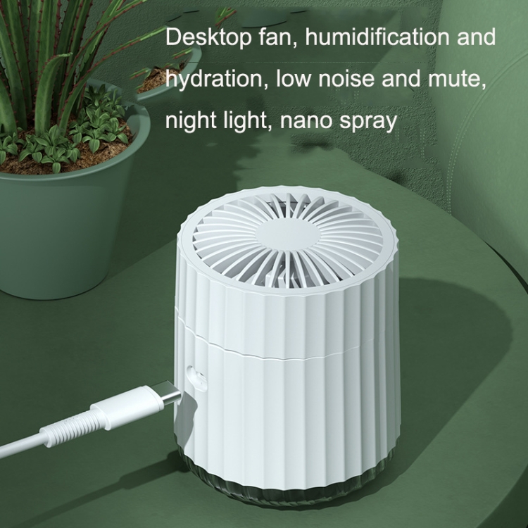 USB Desktop Mini Fan Spray Idratante Ventilatore Aria Fredda Ventilatore  Refrigerazione Ufficio Umidificatore Portatile Ventilatore Elettrico